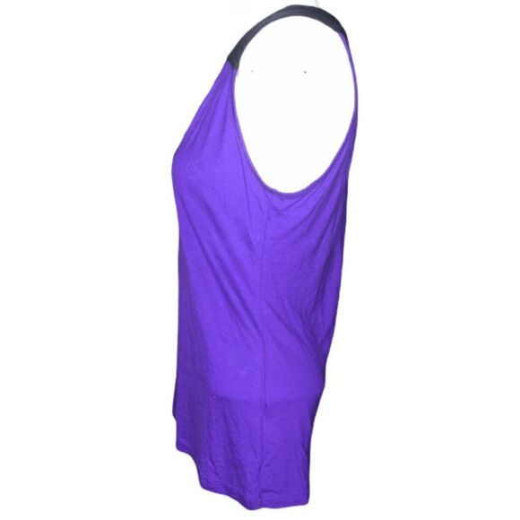 Banana Republic size small purple v-neck with black straps - Picture 2 of 5